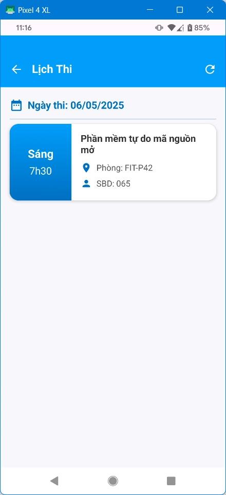 Lịch học