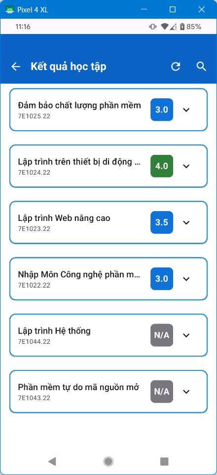 Thống kê điểm